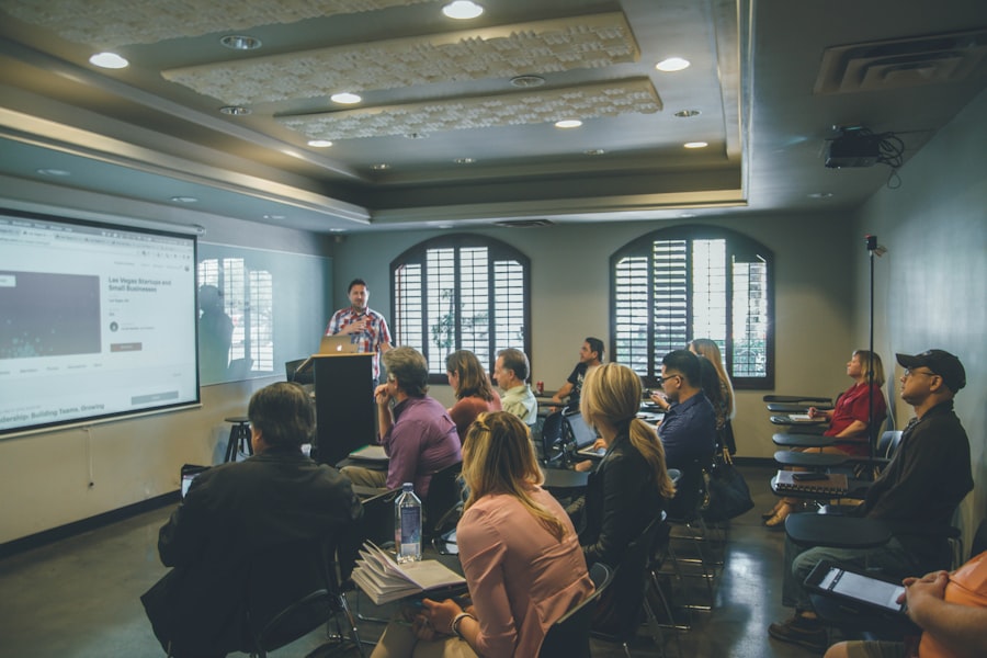 Cercle d'apprentissage en salle